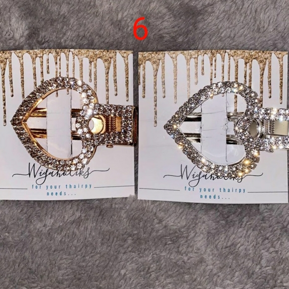 BLING HAIR CLIPS - Picture 6 of 6